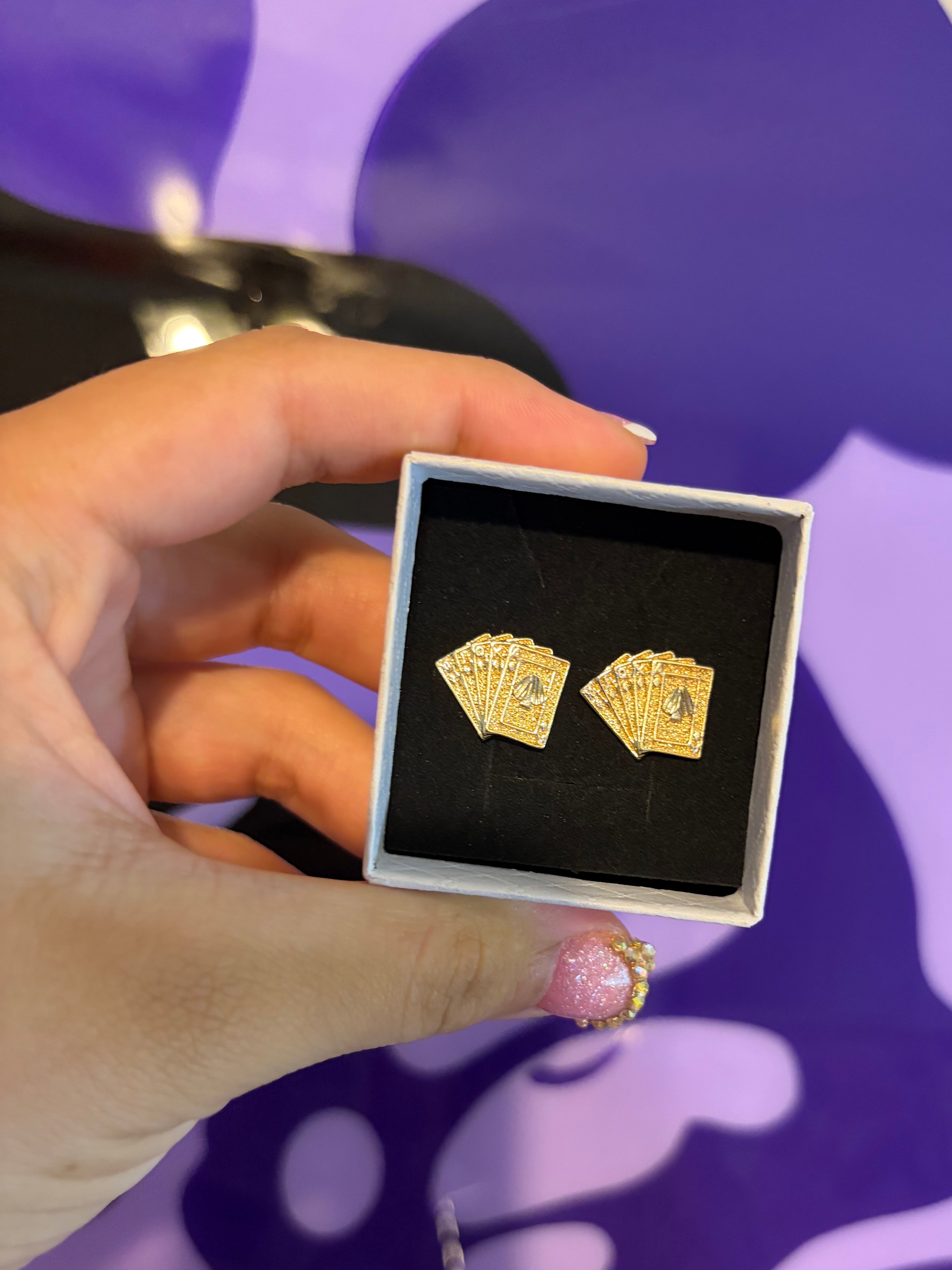 CARD SPREAD EARRINGS