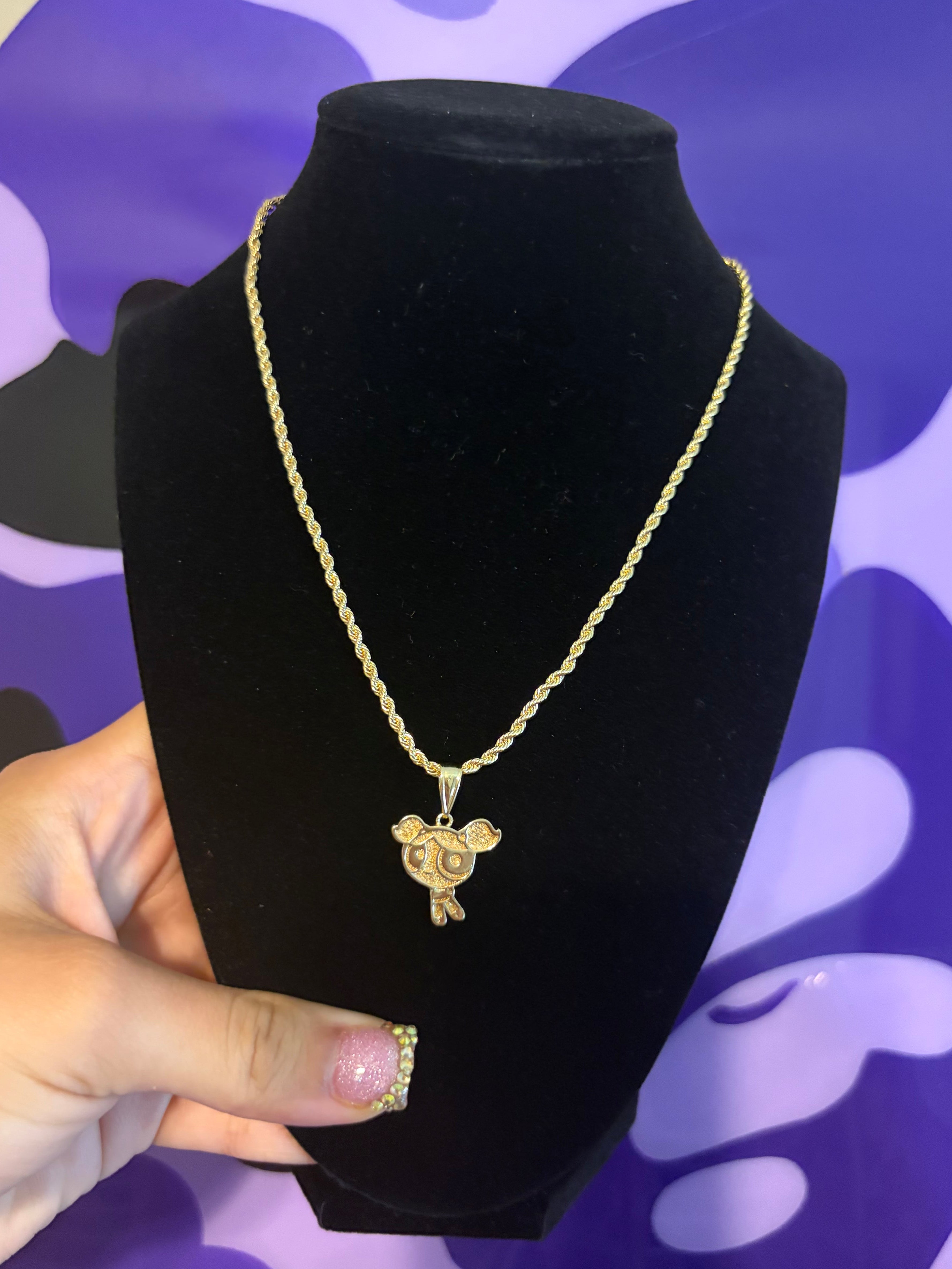 POWER PUFF GIRL NECKLACE