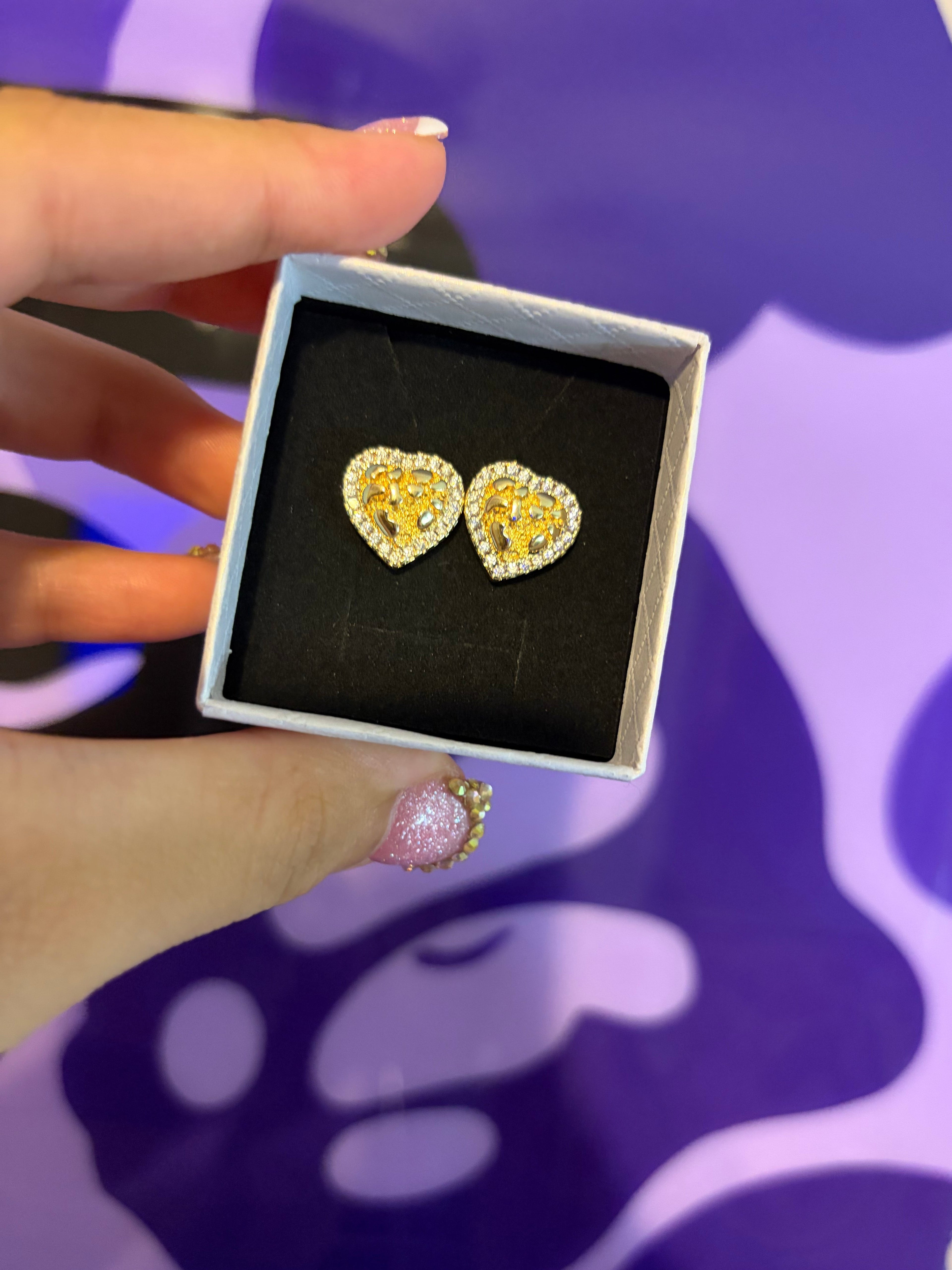 NUG HEART EARRINGS